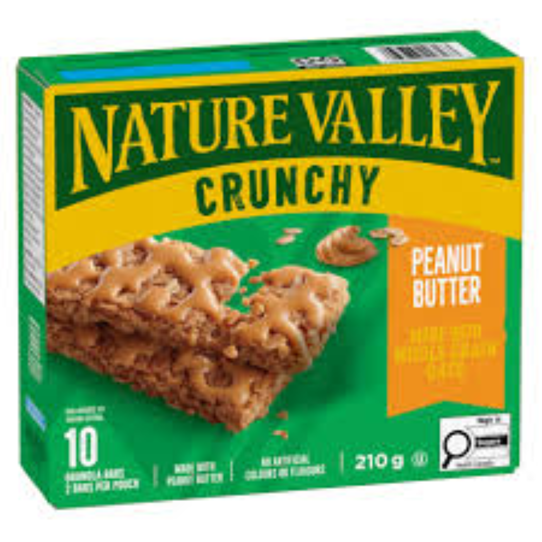 NATURE VALLEY CRUNCHY PEANUT BUTTER 5P 210G